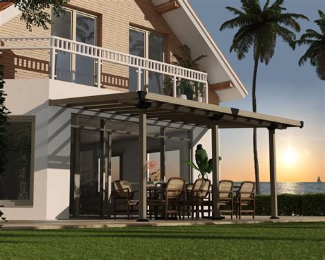 Contact information for renew-deutschland.de - Canopia by Palram. Sierra 7.5-ft x 7.5-ft White Aluminum Patio Cover. Model # 703348. • Virtually unbreakable, 6 mm opaque twin-wall polycarbonate roof panels, allow 80% light transmission. • Panels maintain their integrity, provide complete UV blockage, and are 100% UV protected;panels do not discolor, fracture or become brittle over time. 